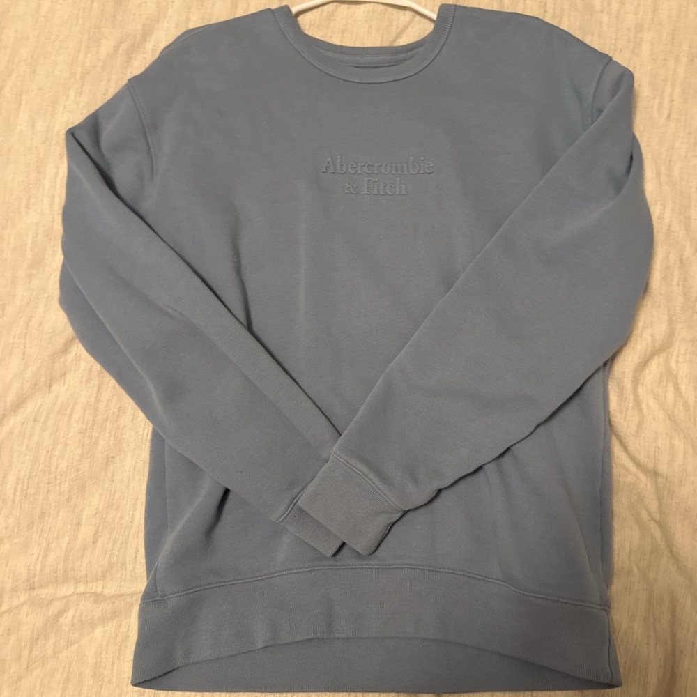 Abercrombie & Fitch Men's Slate Crewneck Sweater